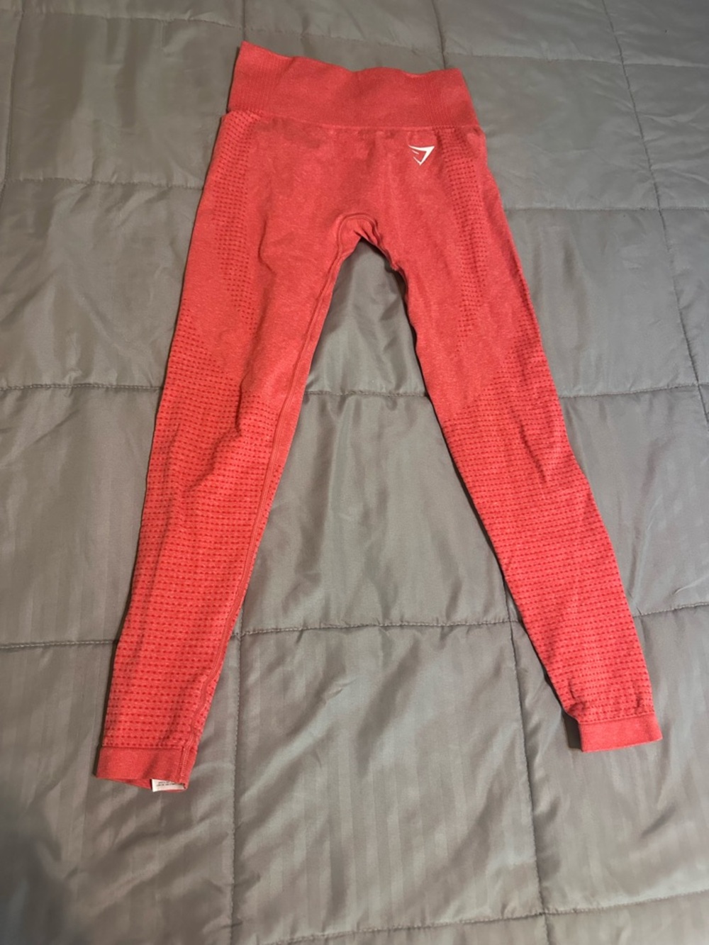 Gymshark Seamless Coral Red Leggings